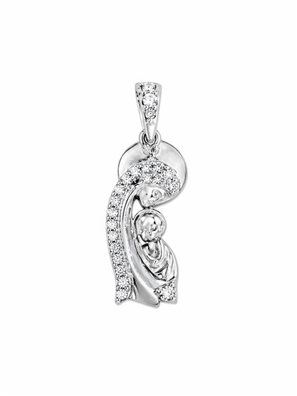 Charm Idee Preziose dal 1987 Donna in Oro bianco Zircone IP.CHK18B/201 - IP.CHK18B/201
